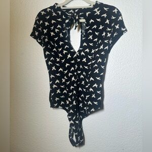 Free People "Songbird" Keyhole Bodysuit